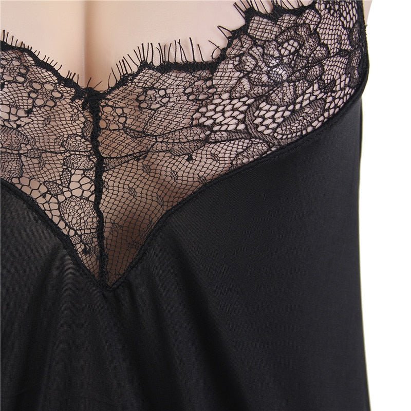 Sleepwear Lingerie Comfortable Strap Piece Pajamas Homme Plus Size Black Romper Women Sexy Night Wear