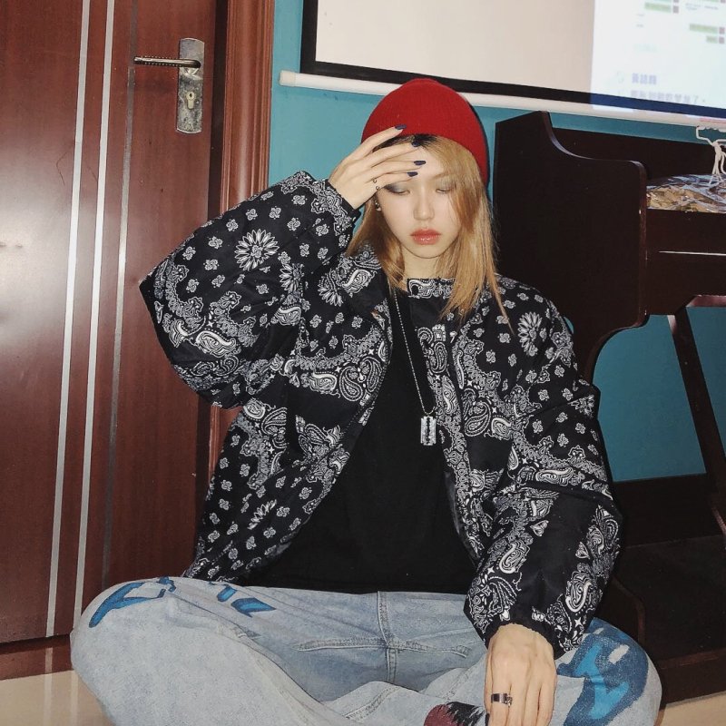 Thickened Harajuku Retro Loose Coat - Oversized Winter Jacket - Premium Activewear for sale