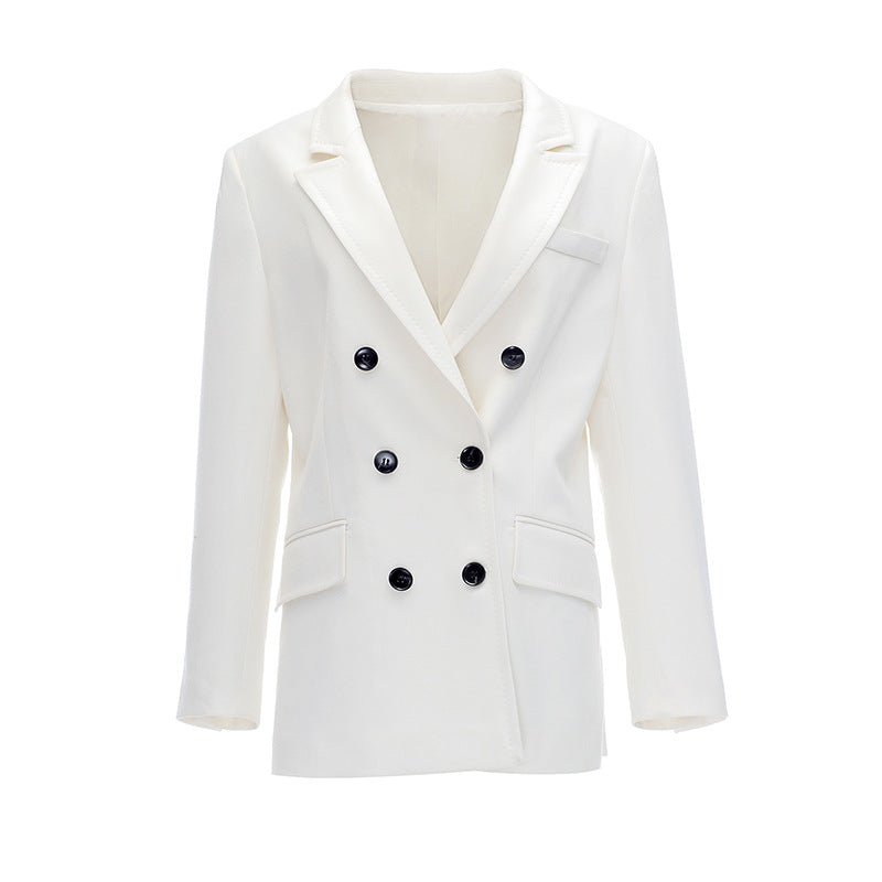 Vocal - End Elegant Prick Stitch Blazer Autumn Winter Thickened Counter Quality Coat for Women