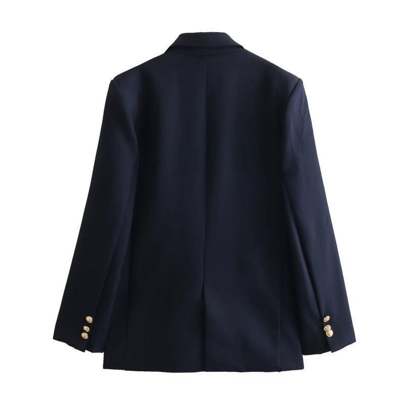 Women Clothing French Slim Fitting Simple Blazer