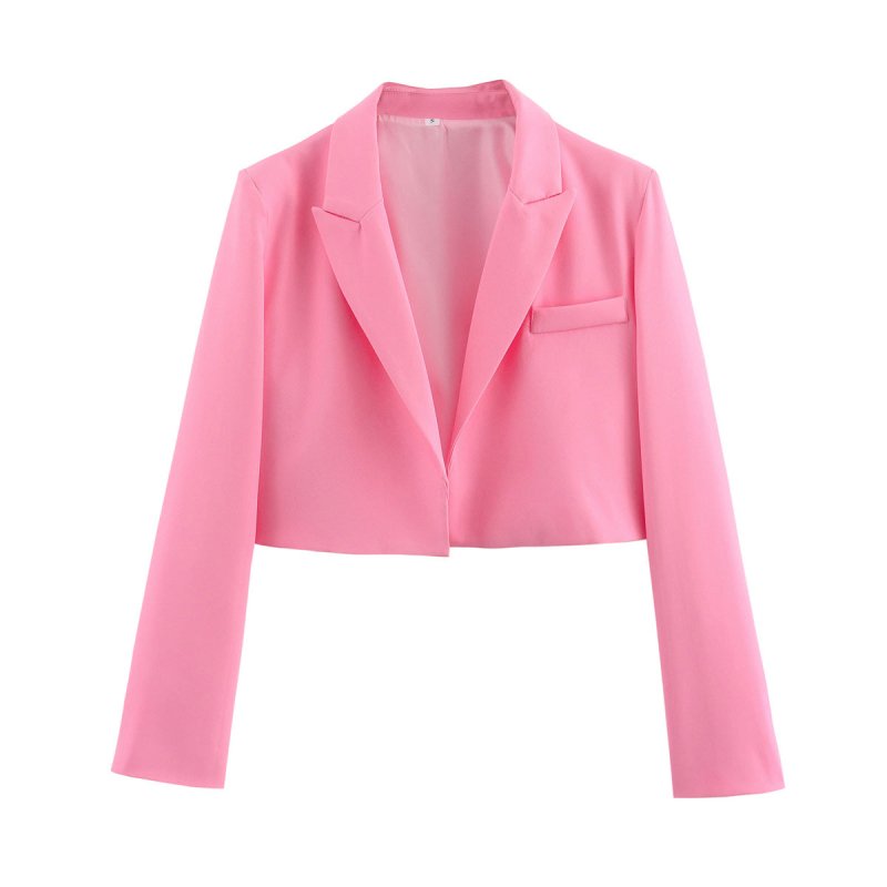 Women Long Sleeve Coat Multicolor Short Women Blazers