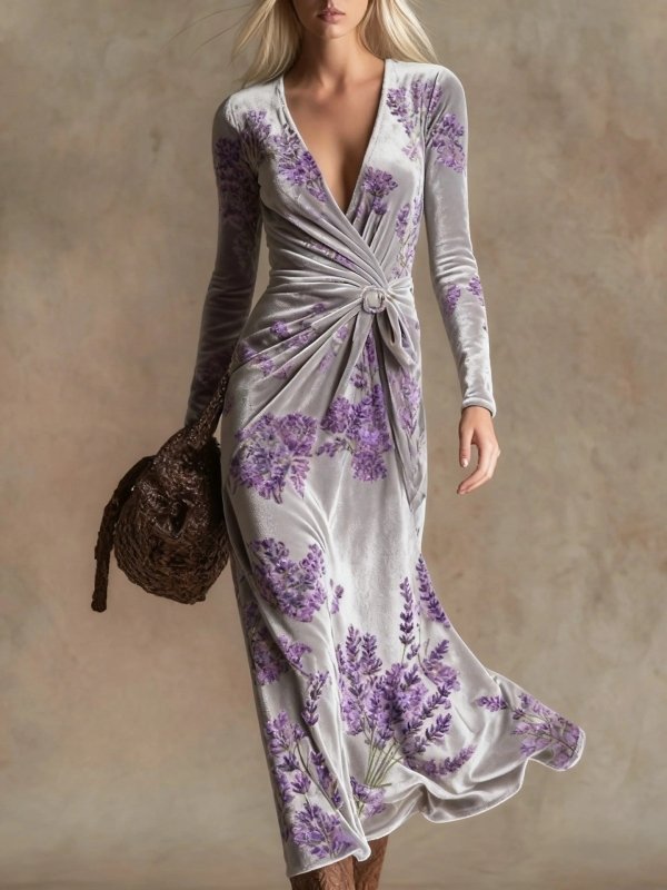 Women's High Waist Long Sleeve Maxi Dress – Pullover Style, 9 Colors - Premium Activewear for sale