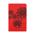 Women's Trifold Long Clutch Wallets (Model 1675) - Mandala B&Red