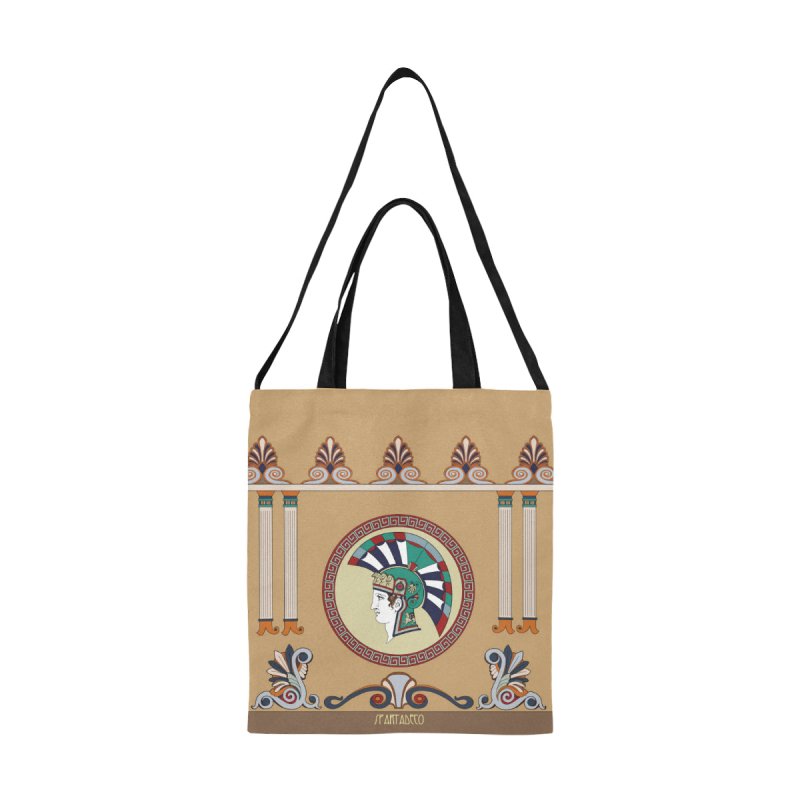 All Over Print Canvas Tote Bag(Model1698)(Medium)- Sparta deco