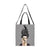 All Over Print Canvas Tote Bag(Model1698)(Medium)- Sphere gold