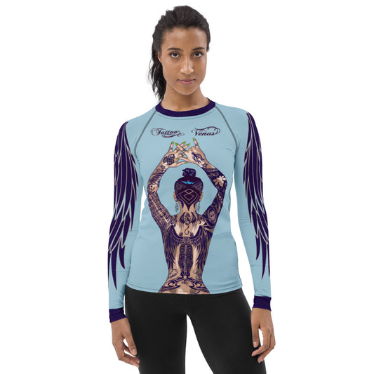 Women's Rash Guard - Tattoos Venus