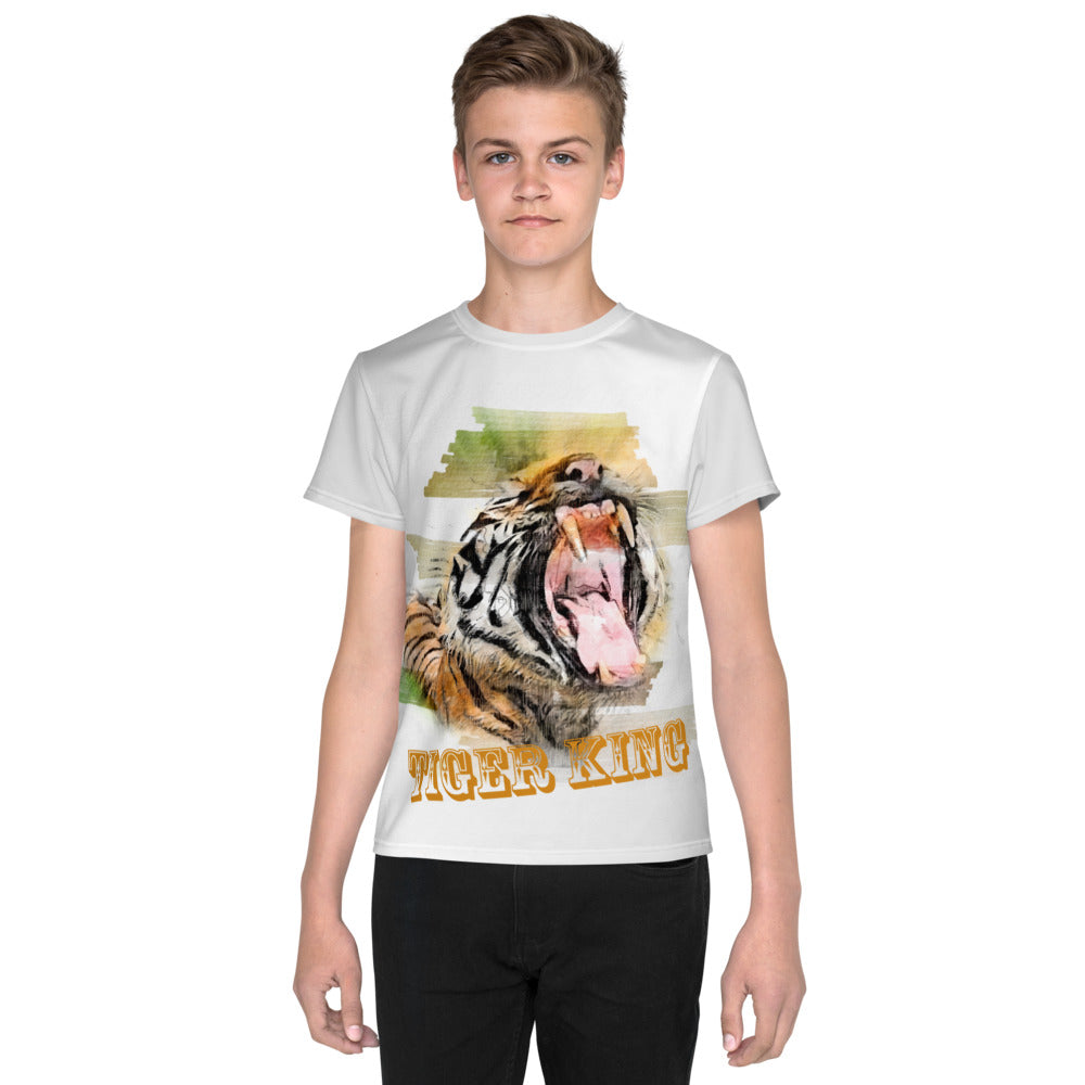 Youth crew neck t-shirt - Tiger King