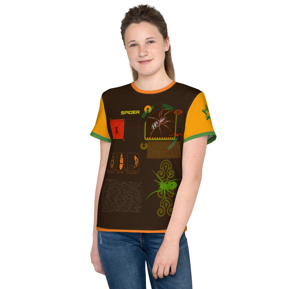 Youth crew neck t-shirt - Protect Nature with Spider