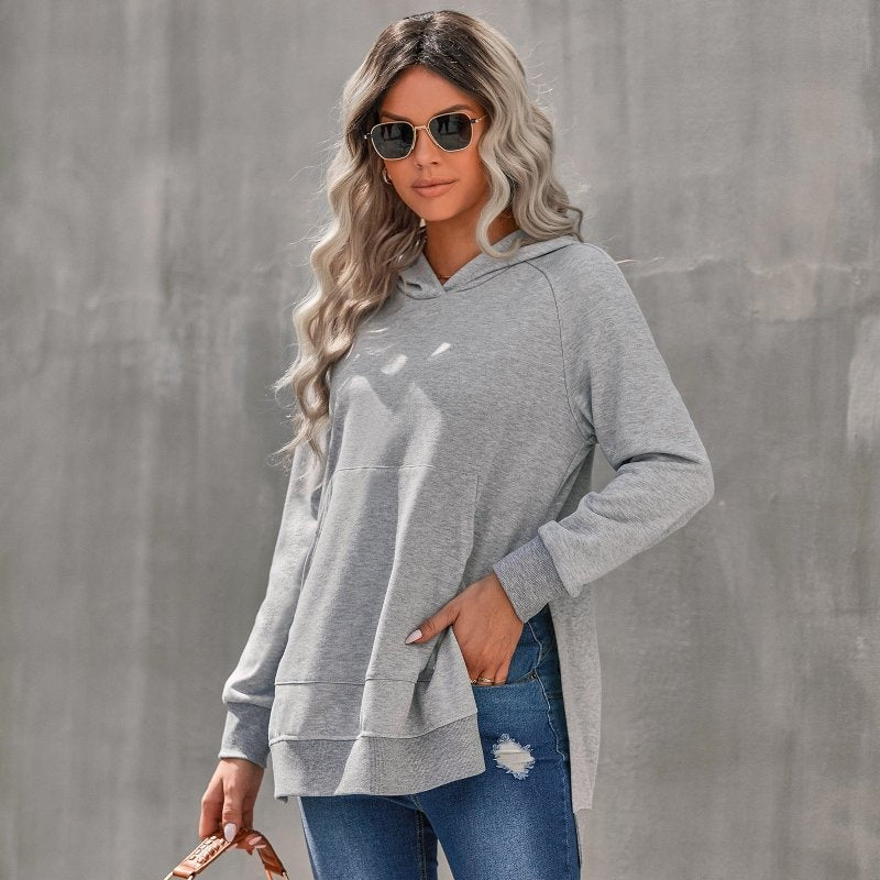 Autumn Winter Top Women Women Clothing Hooded Pullover