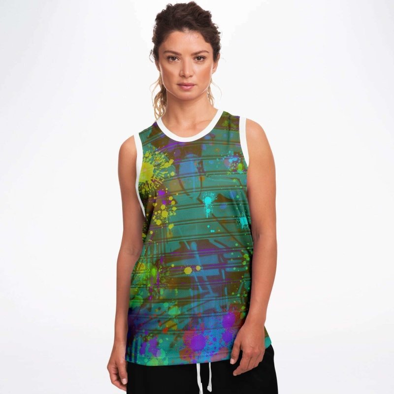 Basketball Jersey - Graffiti style