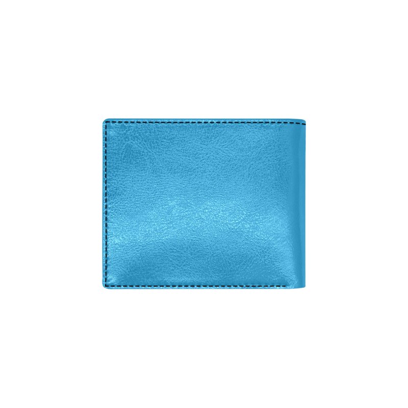 Bifold Wallet With Coin Pocket(Model1706)- Beach