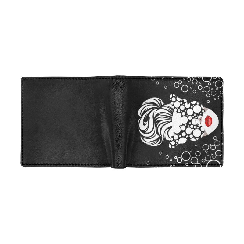 Bifold Wallet With Coin Pocket(Model1706)- Italy B&W