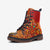Casual Leather Lightweight boots MT - Mandala Red