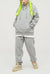 Clothing Autumn Winter Brand Fleece Padded Hooded Solid Color Hoodie sets