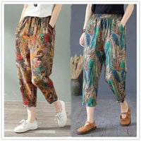 Cotton Linen Harem Women Pants Summer Fashion