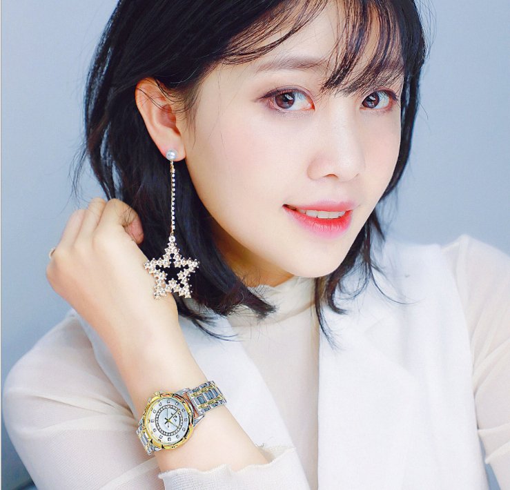 Diamond Women Luxury Brand Watch Rhinestone Elegant Ladies Watches Gold Clock Wrist Watches For Women Relogio Feminino