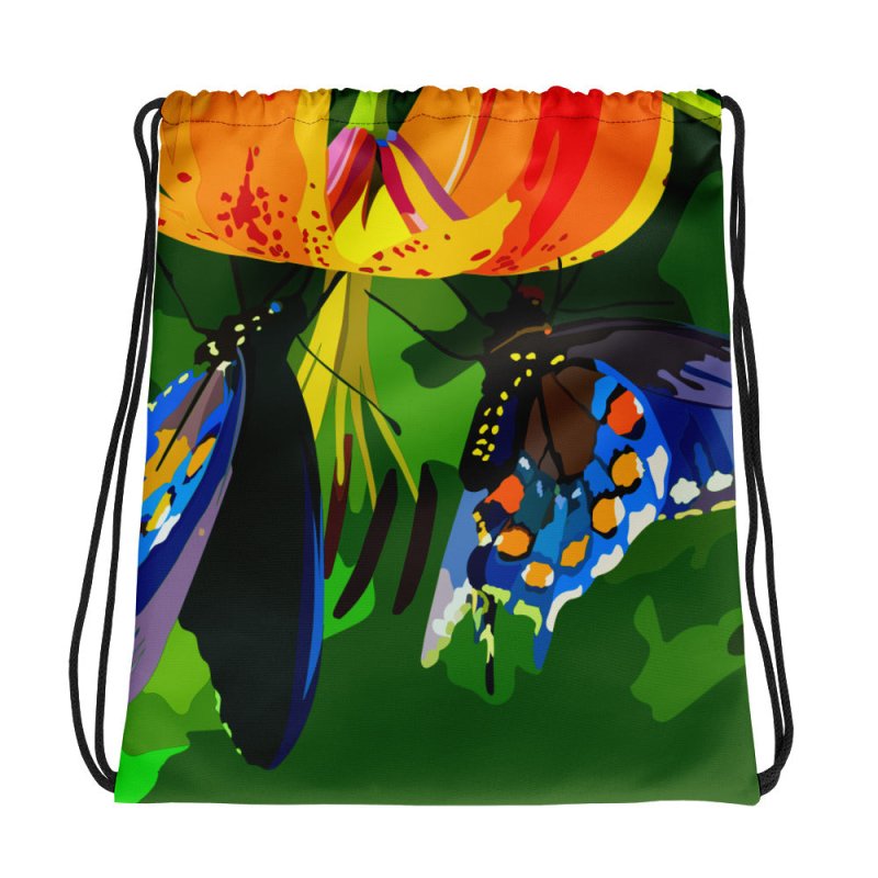 Drawstring bag - Butterfly