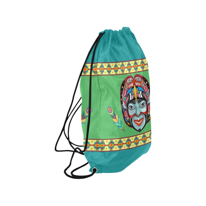 Drawstring Bags (Model 1604) (Medium)- Indian style decoration