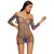 Erotic Pajamas Seven Colorful Long-Sleeved Package Hip One-Piece Mesh Clothes Sexy Uniform Temptation Erotic Short Skirt
