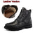 Genuine Leather Autumn Men's Waterproof Ankle Boots, Martin