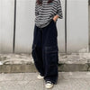 Goth Oversize Pocket Decor Cargo Pants - Premium Pants for sale
