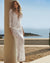 Knitted Maxi Dress Chest Strap Beach Dress Beach Dress Blouse Knitted Sun Protection Clothing