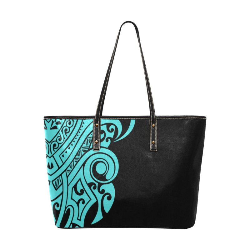 maori_hieratic_style10 PU Leather Tote Bag(Model1709)