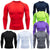 Men Compression Running T Shirt Fitness Tight Long Sleeve Sport tshirt Training Jogging Shirts Gym Sportswear