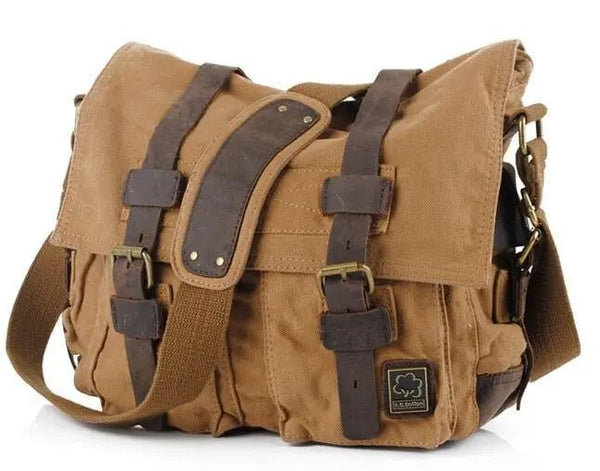 Men Military Army Vintage Crossbody Bag 