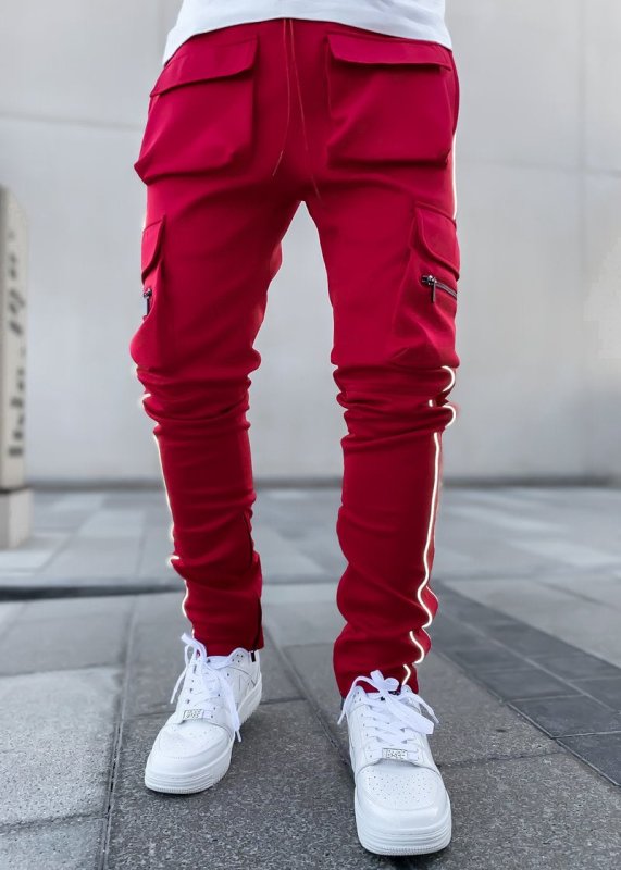 Men's casual pants spring and autumn new sports pants men's cross-border loose straight-leg pants