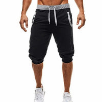 Mens Gym Shorts Running Jogging Sports Fitness Bodybuilding Sweatpants Male Profession Workout Training Short Pants - Premium Pants for sale