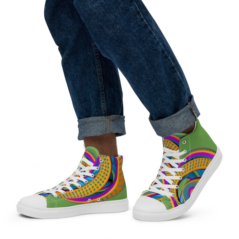 Men’s high top canvas shoes - Piramid