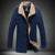 Men's jacket winter fleece, velvet thick warm coat