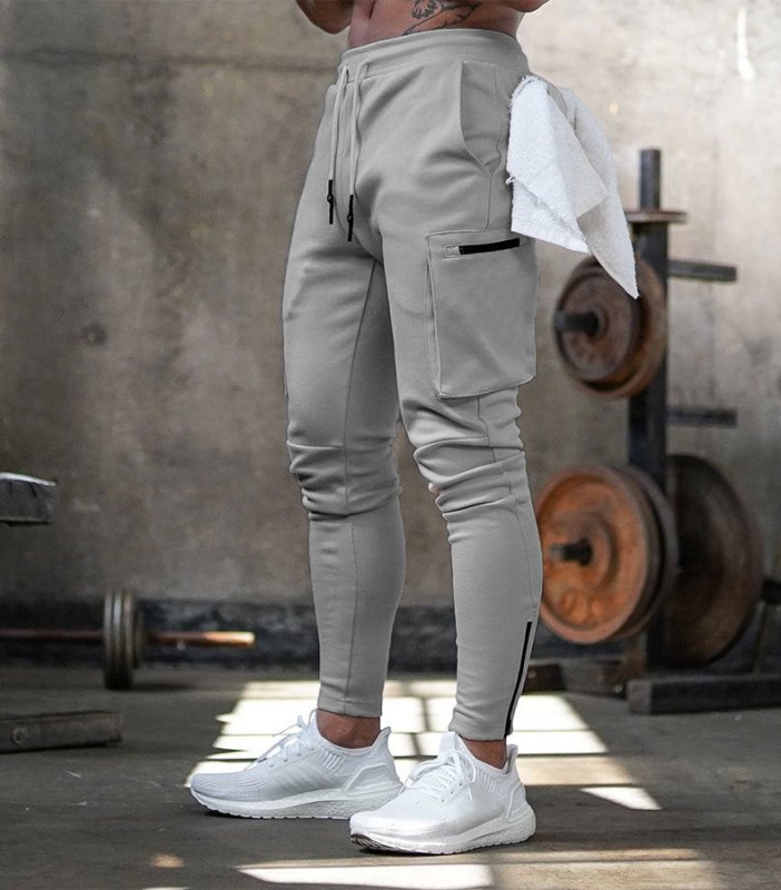 Men's Pants Fitness Casual Elastic Pants