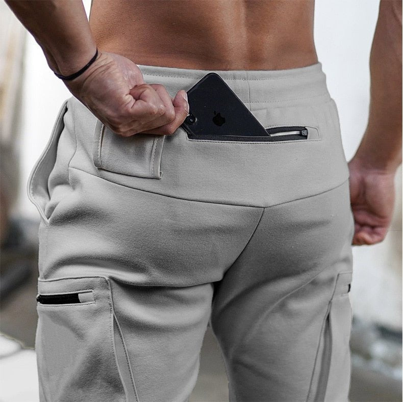 Men&#39;s Pants Fitness Casual Elastic Pants