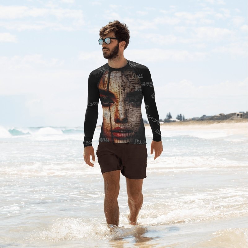 Men's Rash Guard - Messages