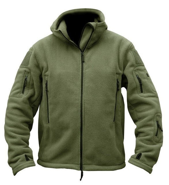 Military Man Fleece Tactical Softshell Jacket Polartec Thermal Polar Hooded Outerwear Coat Army Clothes