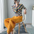 Miyake Pleated Trendy Harem Pants Women's High Waist Loose Plus Size Design Casual Pants