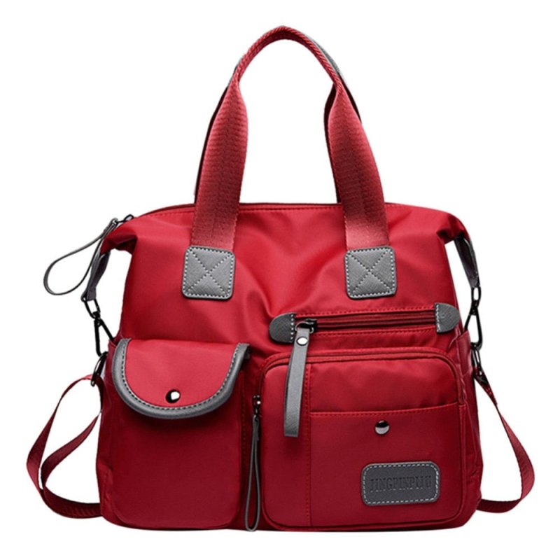 Multiuse Women Waterproof Handbag Nylon Tote Fashion Messenger Crossbody Bags for Women Top-Handle Shoulder Purse Travel Bag