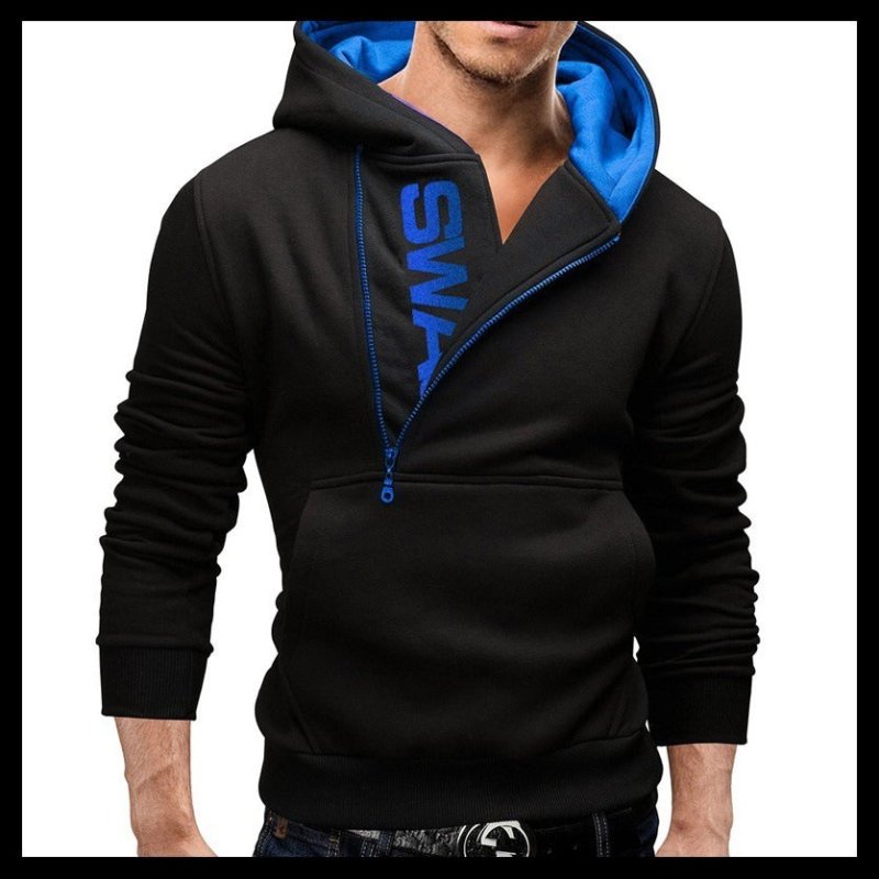 Muscle New Fitness Sports Bodysuit Men&#39;s Autumn Leisure Running Training Loose Youth Hoodie