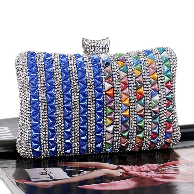 New Diamond-Studded Evening Bags Ladies High End Banquet Clutches Ladies Dress Evening Bags