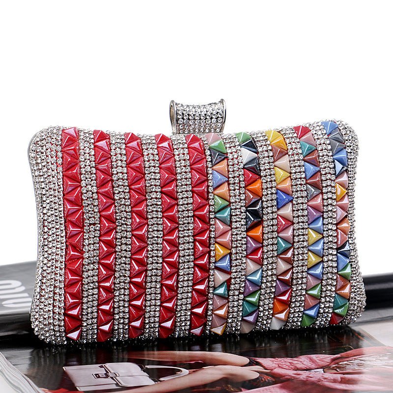 New Diamond-Studded Evening Bags Ladies High End Banquet Clutches Ladies Dress Evening Bags