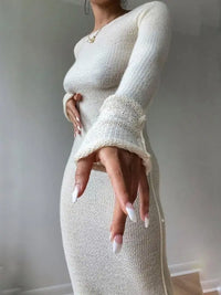 New Knitted Bodycon Dress Women Autumn - Premium Dresses for sale