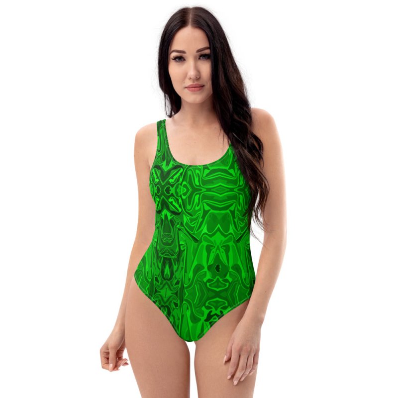 One-Piece Swimsuit - Green