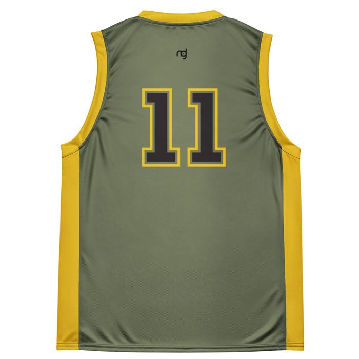 Recycled unisex basketball jersey - Madragora brand