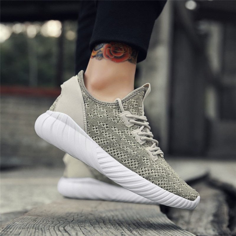 Running Shoes For Men Outdoor Mesh Comfortable Man Sneakers Sports Shoes Lace-up Sneaker