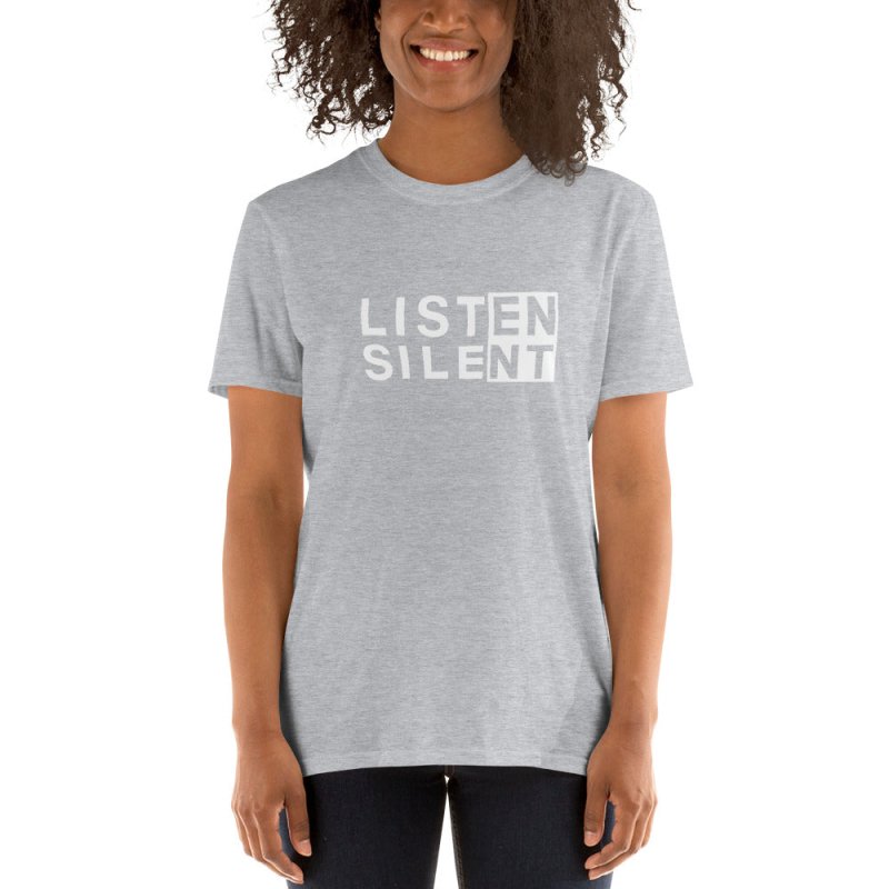 Short-Sleeve Unisex T-Shirt - Silent