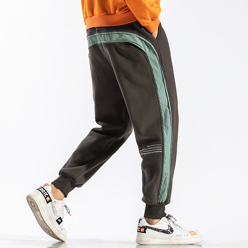 Side Striped Sweatpants Men Brand New Jogger Pants Men Fashion Streetwear Hip Hop Trousers Male Loose Fit Harem Pants