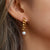 Simple Personality Ornament Stainless Steel Light Luxury Asymmetric Temperamental Earrings Earrings