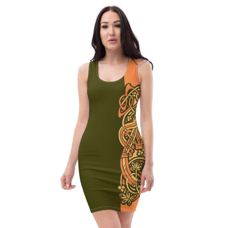 Sublimation Cut & Sew Dress - Celtic ornament Karaka